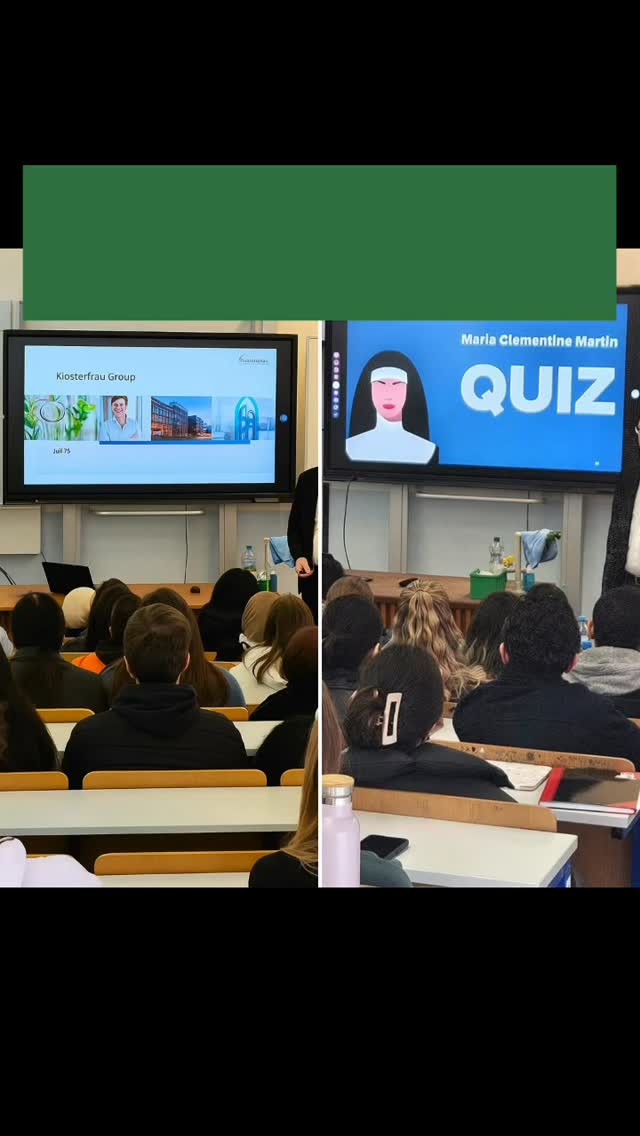 Im Rahmen unserer #Kooperation mit Klosterfrau durfte das erste #Ausbildungsjahr #PTA 💊 in #Braunschweig einem informativen #Vortrag lauschen und bei einem unterhaltsamen Quiz mitmachen! 🤔🧐🤓

Vielen Dank für den wertvollen Austausch an @klosterfrau_group!
 
#wirbildenaus #ptaausbildung #niedersachsen #ptaschule #lüneburg #derbestemixauspraxisundtheorie #gesundheitsberufe #apotheke #beratung #kompetenz #cra #bts #kosmetik