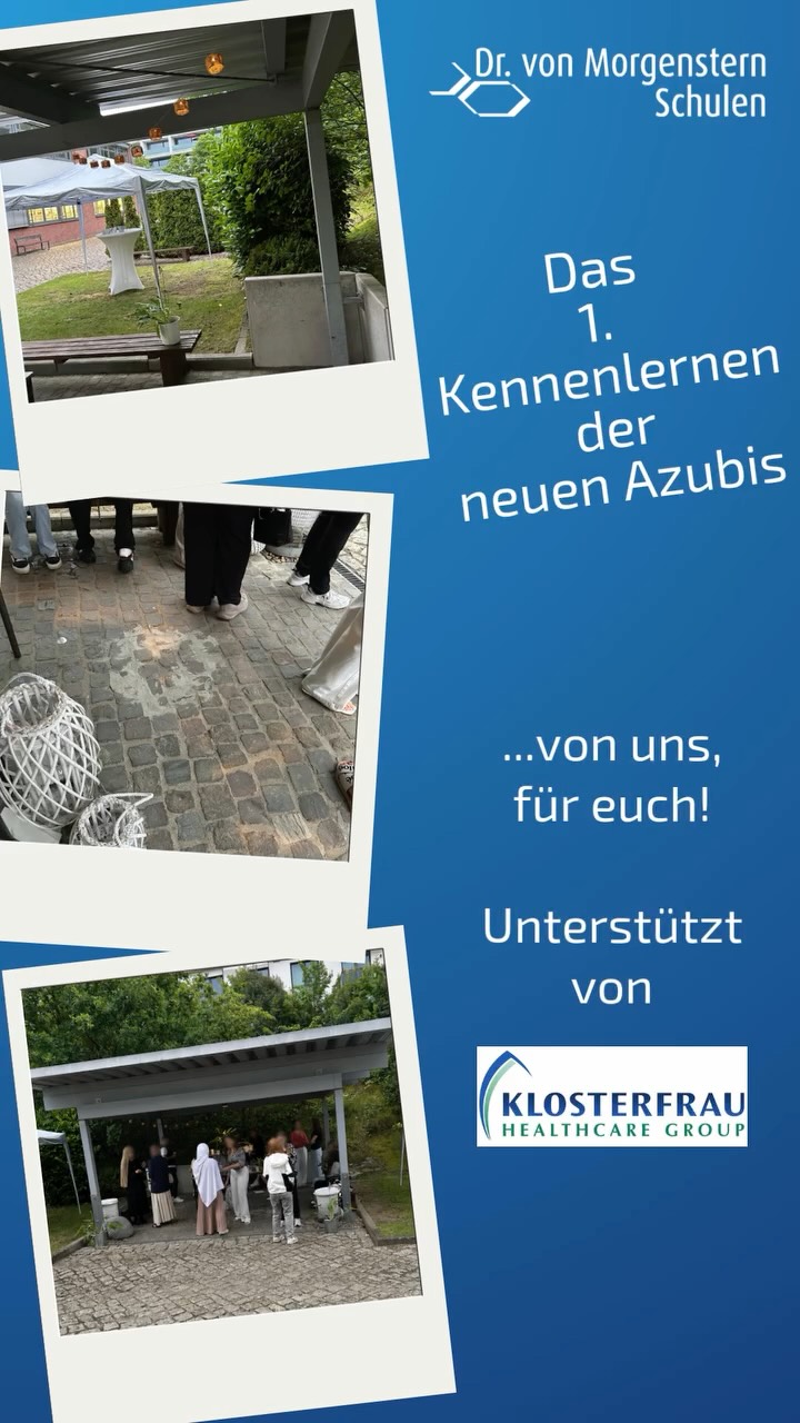 ☀️ Summer Party 2026 ☀️
Ein gelungener Sommerabend, viele gute Gespräche und der perfekte Start für unsere neuen Auszubildenden. 🌿✨
Bei unserer Summer Party hatten unsere neuen Azubis die Gelegenheit, sich untereinander in entspannter Atmosphäre kennenzulernen und erste Kontakte zu knüpfen.
Wir freuen uns darauf, euch auf eurem Weg begleiten zu dürfen und wünschen euch einen erfolgreichen Start!
Ein herzliches Dankeschön an die Klosterfrau Group für die finanzielle Unterstützung, die dieses schöne Kennenlernen ermöglicht hat. 💚
#SummerParty #TeamSpirit #Ausbildung #WillkommenImTeam #KlosterfrauGroup